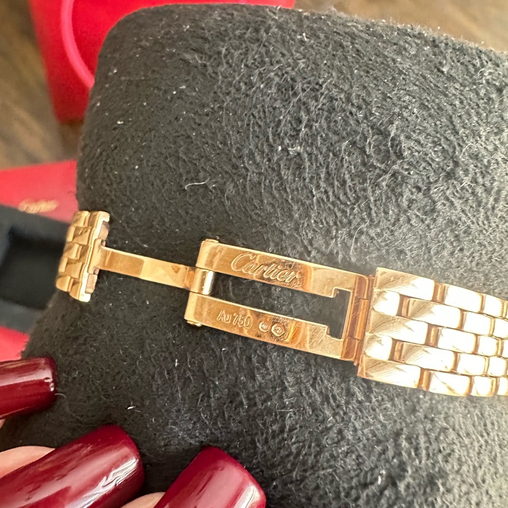CARTIER Panthère de Cartier watch Small model rose gold - Picture 5 of 13
